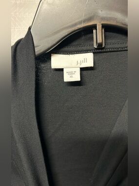 J. Jill Black Wrap-Style V-Neck Top